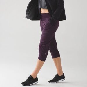 lululemon athletica Dance Studio Cropped II in Dark Cherry, Womens 6